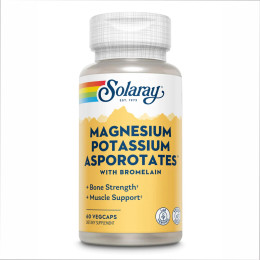 Magnesium & Potassium Asporotate  - 60 vcaps Solaray