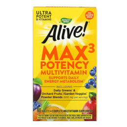 Max3 (No-Iron) - 90 tabs Nature's Way