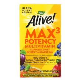 Max3 (With Iron) - 90 tabs Nature's Way