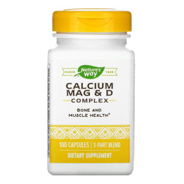 Calcium-Magnesium-Vitamin D - 100 caps Nature's Way