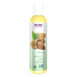 Organic Almond Oil - 8 oz Now Foods