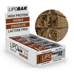 Lipobar - 20x50g Double chocolate Lipobar