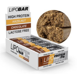 Lipobar - 20x50g Hazelnut-Chocolate Lipobar