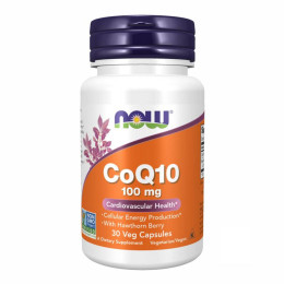 COQ10 100mg - 30 vcaps Now Foods