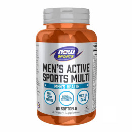 Men's Active Sports Multi - 90 softgels Now Foods