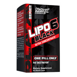 Lipo 6 Black Ultra Concentrate - 60 caps Nutrex