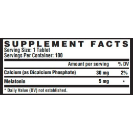 Мелатонин, Melatonin 5 mg - 100ct Nutrex