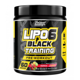 Lipo-6 Black Training - 60serv Tropical Punch Nutrex