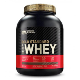 Gold Standart 100% Whey - 2280g Delicios Strawberry Optimum Nutrition