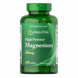 Magnesium 500 mg - 250 tab Puritans Pride