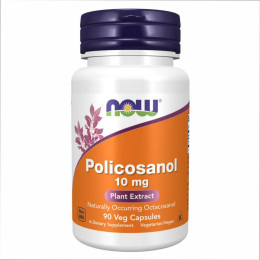 Policosanol 10mg - 90 veg caps Now Foods