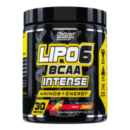 Lipo-6 BCAA Intense - 30srv Fruit Punch Nutrex