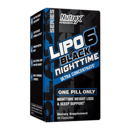 Lipo 6 Black NightTime Ultra Concentrate - 30 caps Nutrex