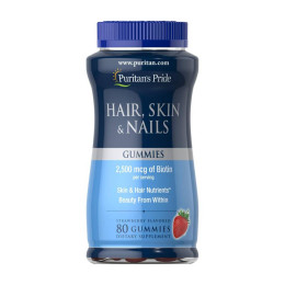 Hair Skin and Nails Gummies - 80 Gummies Puritans Pride