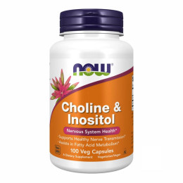 CHOLINE & INOSITOL 250/250mg - 100 vcaps Now Foods