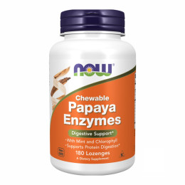 Papaya Enzyme - 180 tabs Now Foods