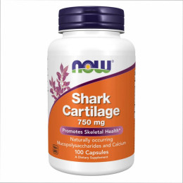 Shark Cartilage 750mg - 100caps Now Foods