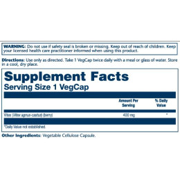 Vitex Berry Extract 400mg - 100 vcaps Solaray