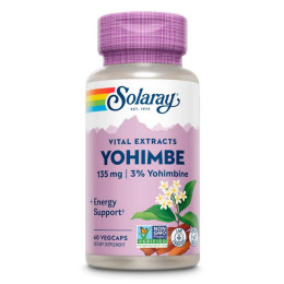 Guaranteed Potency Yohimbe Bark Extract - 60 caps Solaray