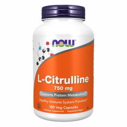 Citrulline 750mg - 180 vcaps Now Foods