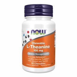 L-Theanine 100mg Plus - 90 loz Now Foods