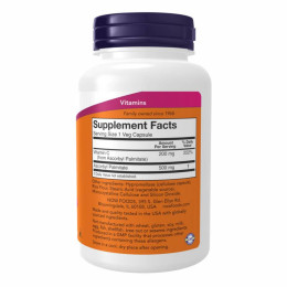 Ascorbyl Palmitate 500 mg - 100 vcaps Now Foods