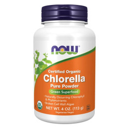 Organic Chlorella Pure Powder - 113g Now Foods