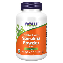 Organic Spirulina Powder - 113g Now Foods