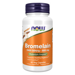 Bromelain 500mg - 60 vcaps Now Foods