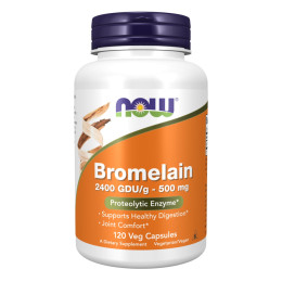 Bromelain 500mg - 120 vcaps Now Foods