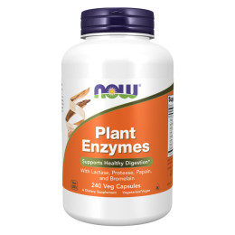 Plant Enzymes - 240 vcaps Now Foods