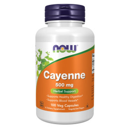 Cayenne 500mg - 100 vcaps Now Foods