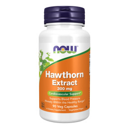 Hawthorn Extract 300mg - 90 vcaps Now Foods