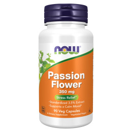 Passion Flower 350mg - 90 vcaps Now Foods