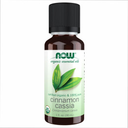 Org Cinnamon Cassia Oil - 30ml (1fl.0z) Now Foods