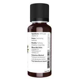 Camphor Oil - 30ml (1fl.oz) Now Foods