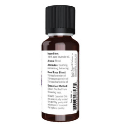 Lavender Oil - 30ml (1fl.oz) Now Foods