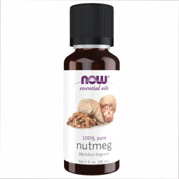 Nutmeg Oil - 30ml (1fl.oz) Now Foods