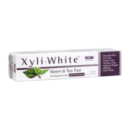 XyliWhite™ Neem & Tea Tree Toothpaste Gel - 6.4oz Now Foods