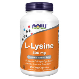 Lysine 500mg - 250 vcaps Now Foods