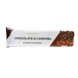 Protein Bar - 12x60g Chocolate Caramel Progress Nutrition