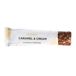 Protein Bar - 12x60g Caramel Cream Progress Nutrition