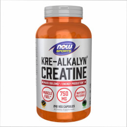 Kre-Alkalyn(R) Creatine 750 mg - 240 caps Now Foods