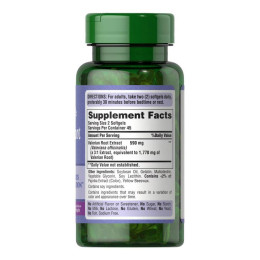 Valerian Root Extract - 90 softgels Puritans Pride