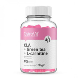 Жиросжигатель OstroVit L-Carnitine + CLA + Green Tea 90 caps OstroVit