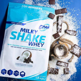 Протеин 6Pak Nutrition Milky Shake Whey 700 g (Chocolate Coconut) 6Pak