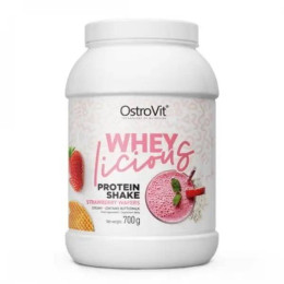 Протеїн Ostrovit WHEYlicious Protein Shake 700 gr (Strawberry wafers) OstroVit