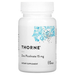 Zinc Picolinate, 15 mg, 60 Capsules Thorne Research