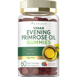 Evening Primrose Oil Gummies (Natural Mixed Berry), 60 Vegan Gummies