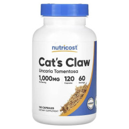 Кошачий коготь Nutricost Cat's Claw 1,000 mg 120 Capsules (500 mg per Capsule) Nutricost